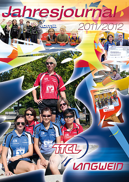 Tischtennis-Club Langweid - Magazintitel Jahres-Journal von Tomm Everett