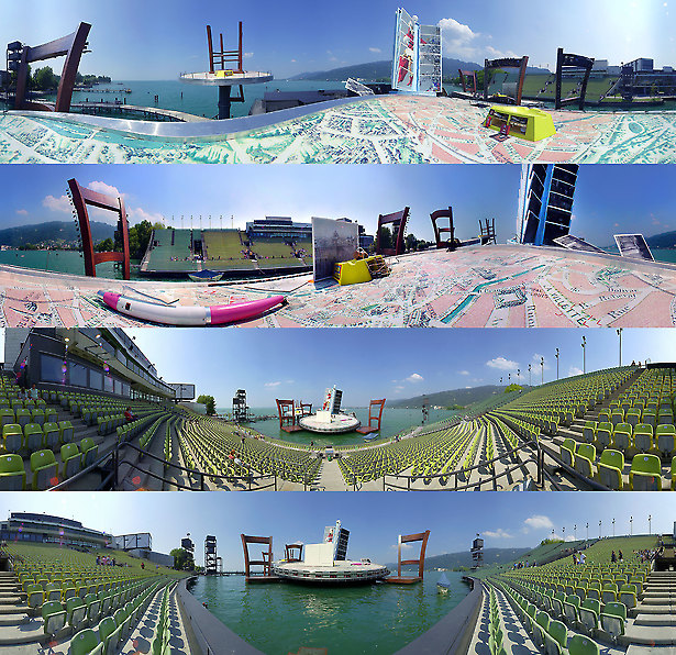 Bregenzer Festspiele Seebühne - 360° mv3 Panoramen La Bohème Seebühne Bregenz von Tomm Everett